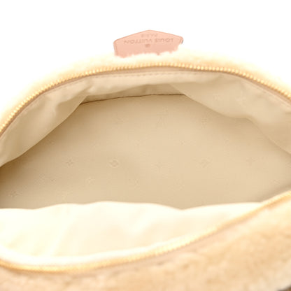 Louis Vuitton Shearling Monogram LV Ski Bumbag Cream Brown 5 of 9