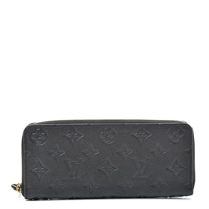 Louis Vuitton Empreinte Clemence Wallet Black 1 of 7