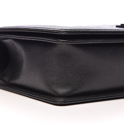 Chanel Caviar Quilted New Medium Boy Flap Black 8 of 11
