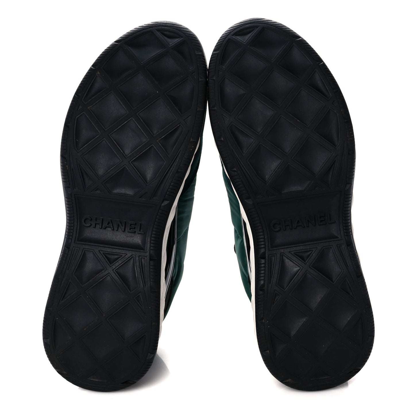 Nylon Suede Womens Logo Sneakers Green