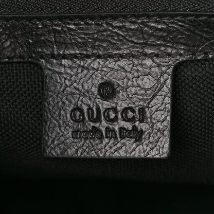 Gucci Fluffy Calfskin Morpheus Zip Pouch Black 6 of 10