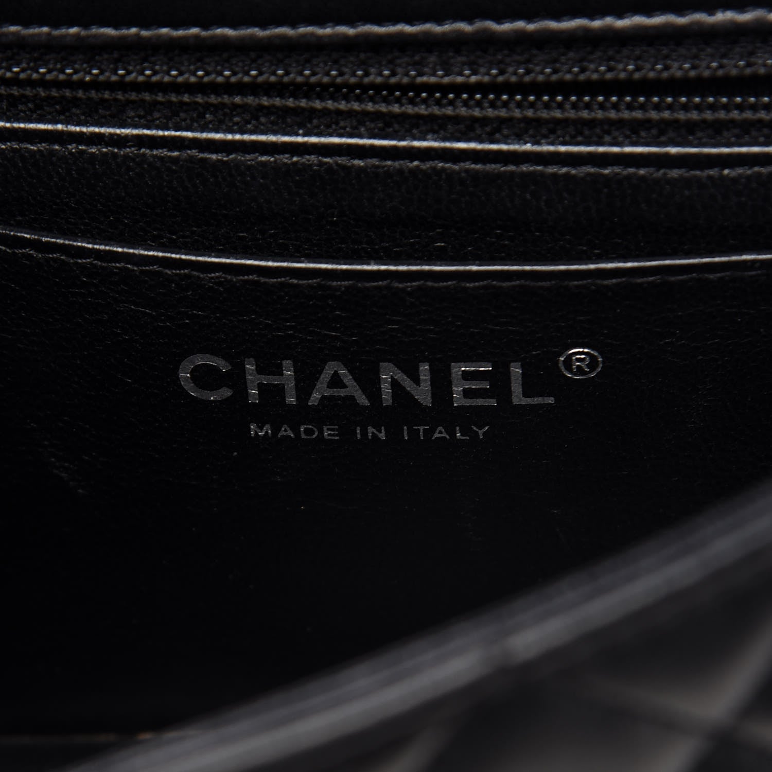 Chanel Lambskin Quilted Mini Rectangular Flap Black 6 of 10