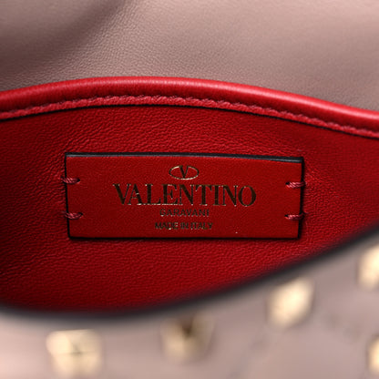 Valentino Garavani Nappa Small Rockstud Spike Shoulder Bag Poudre 6 of 8
