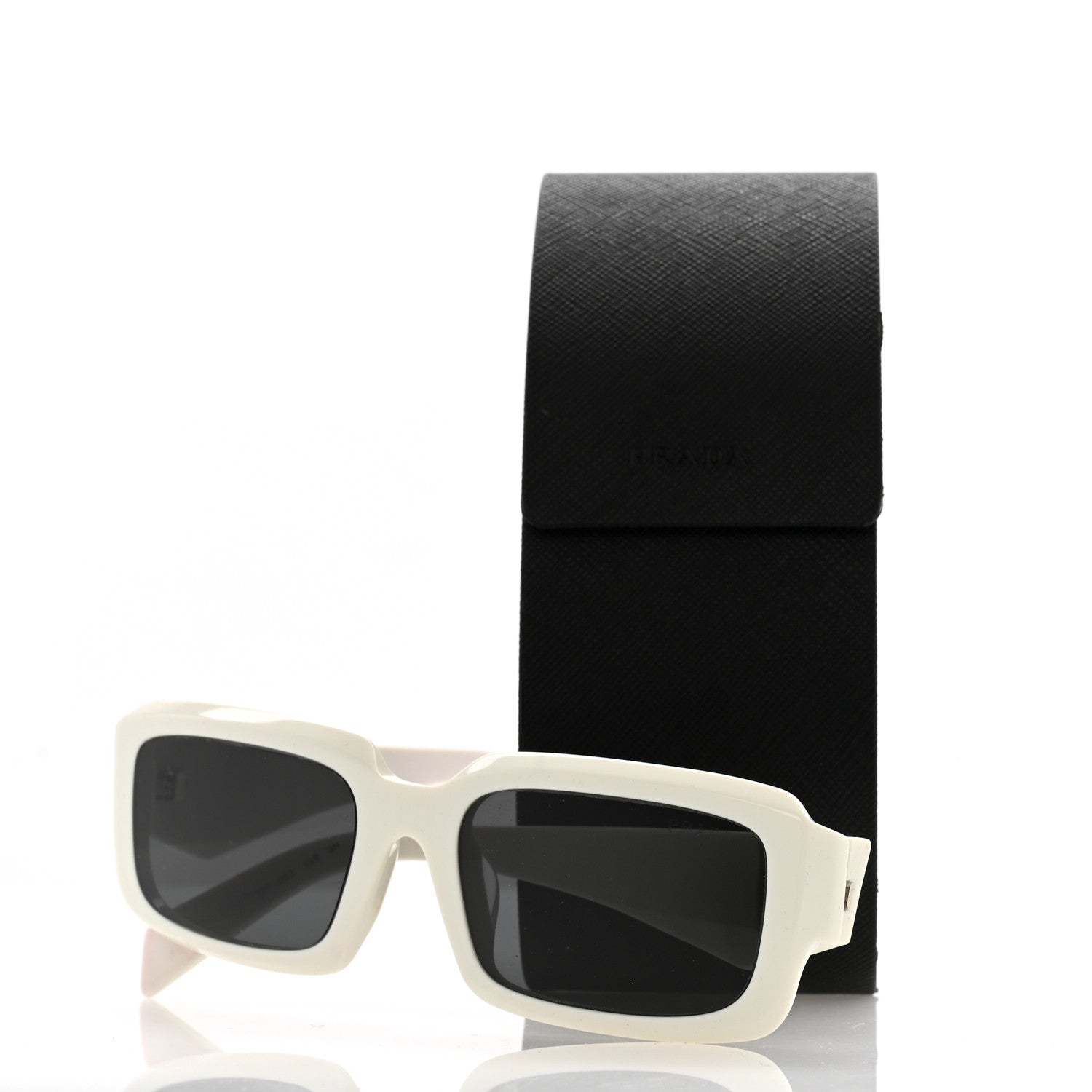 Prada Acetate Symbole Sunglasses SPR 17K White 8 of 8