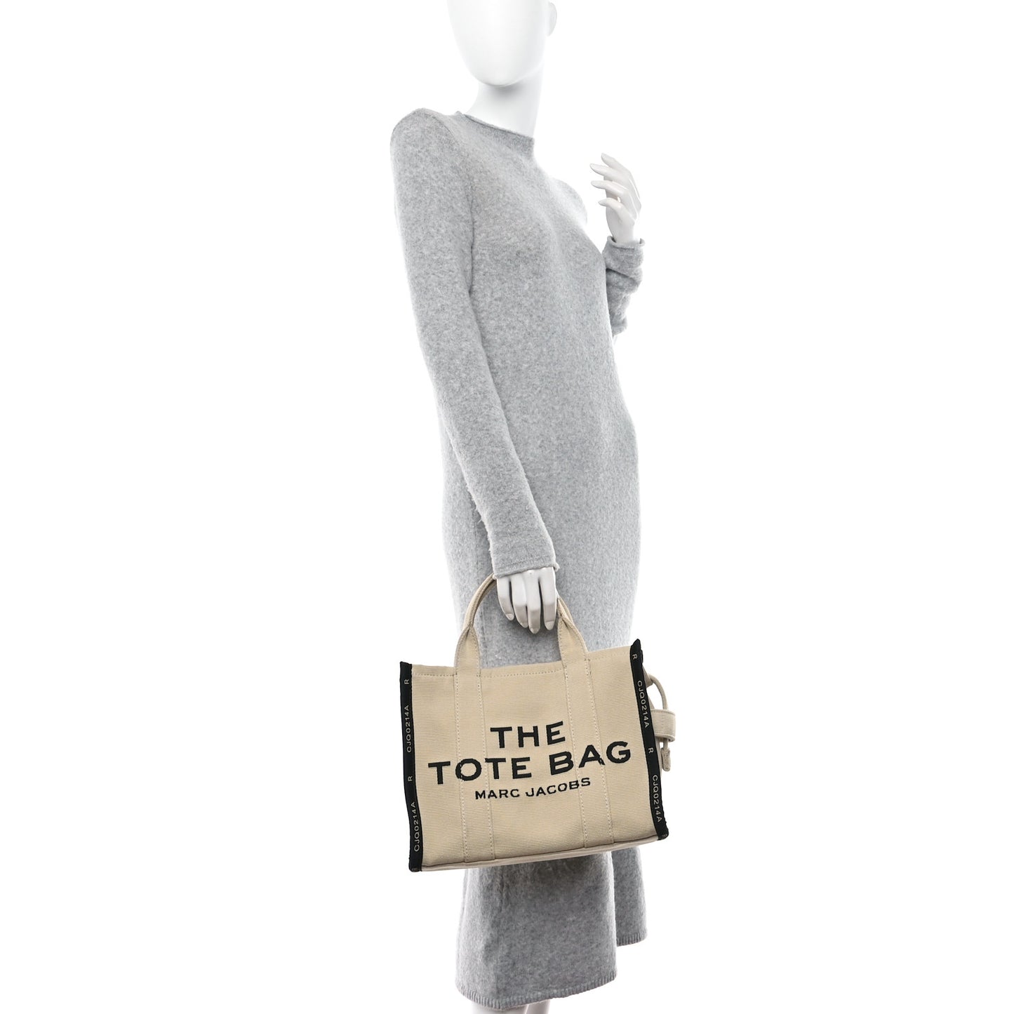 MARC JACOBS Jacquard Medium The Traveler Tote Bag Warm Sand