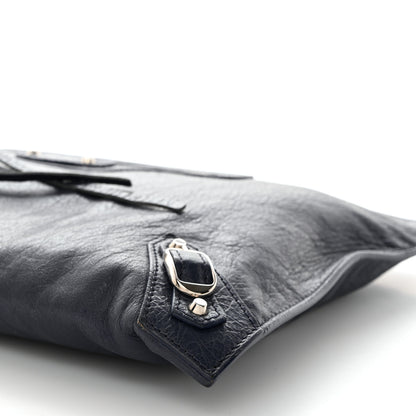 Balenciaga Agneau Classic Hardware Small Pouch Navy 9 of 10