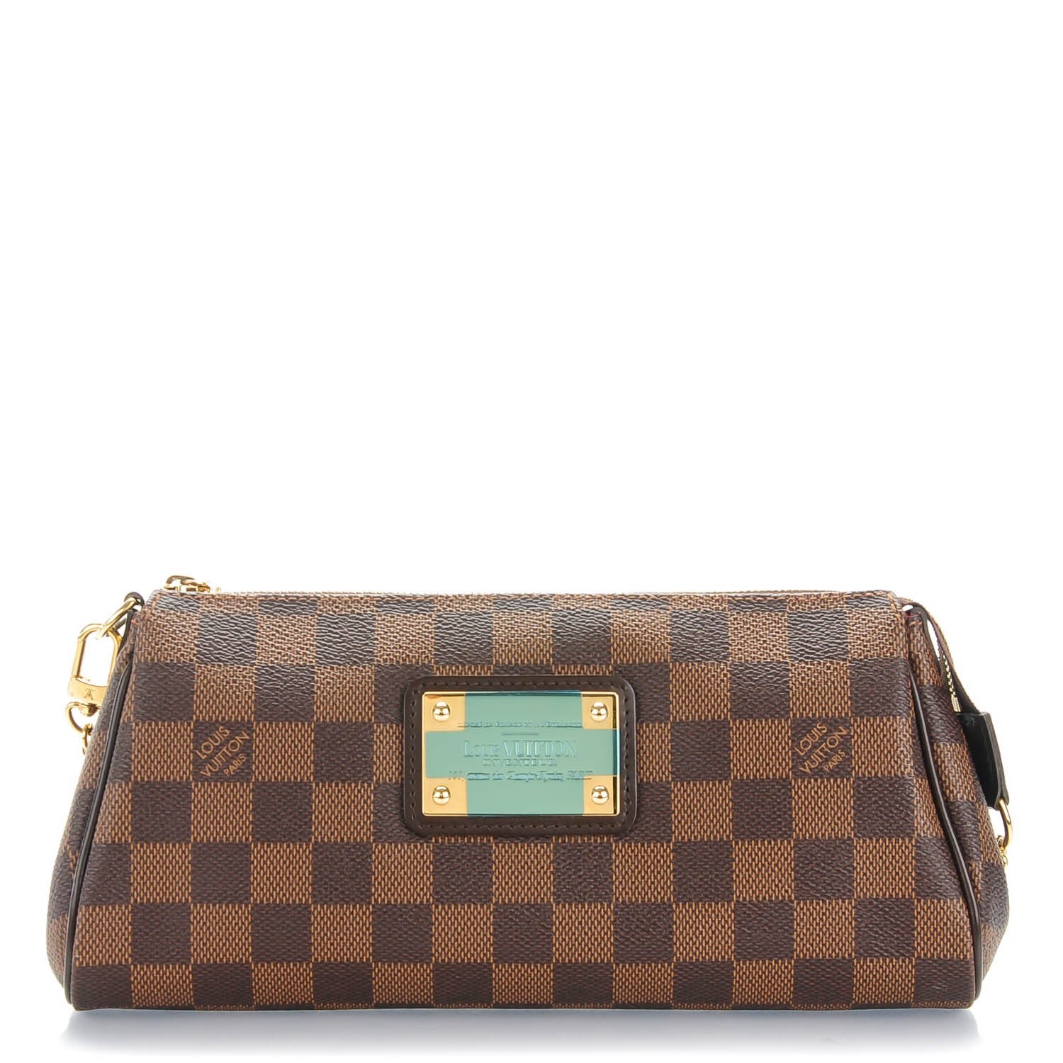 Louis Vuitton Damier Ebene Eva Clutch 1 of 7