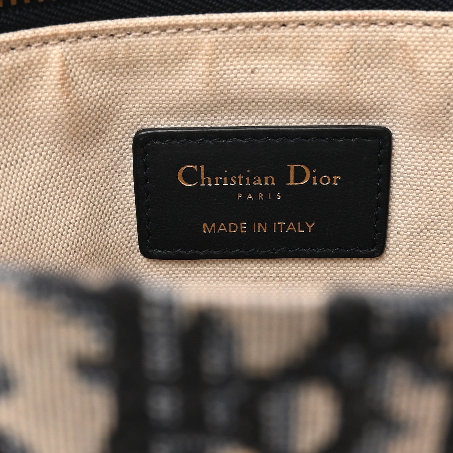 Christian Dior Oblique Zipped Pouch Clutch 6 of 11