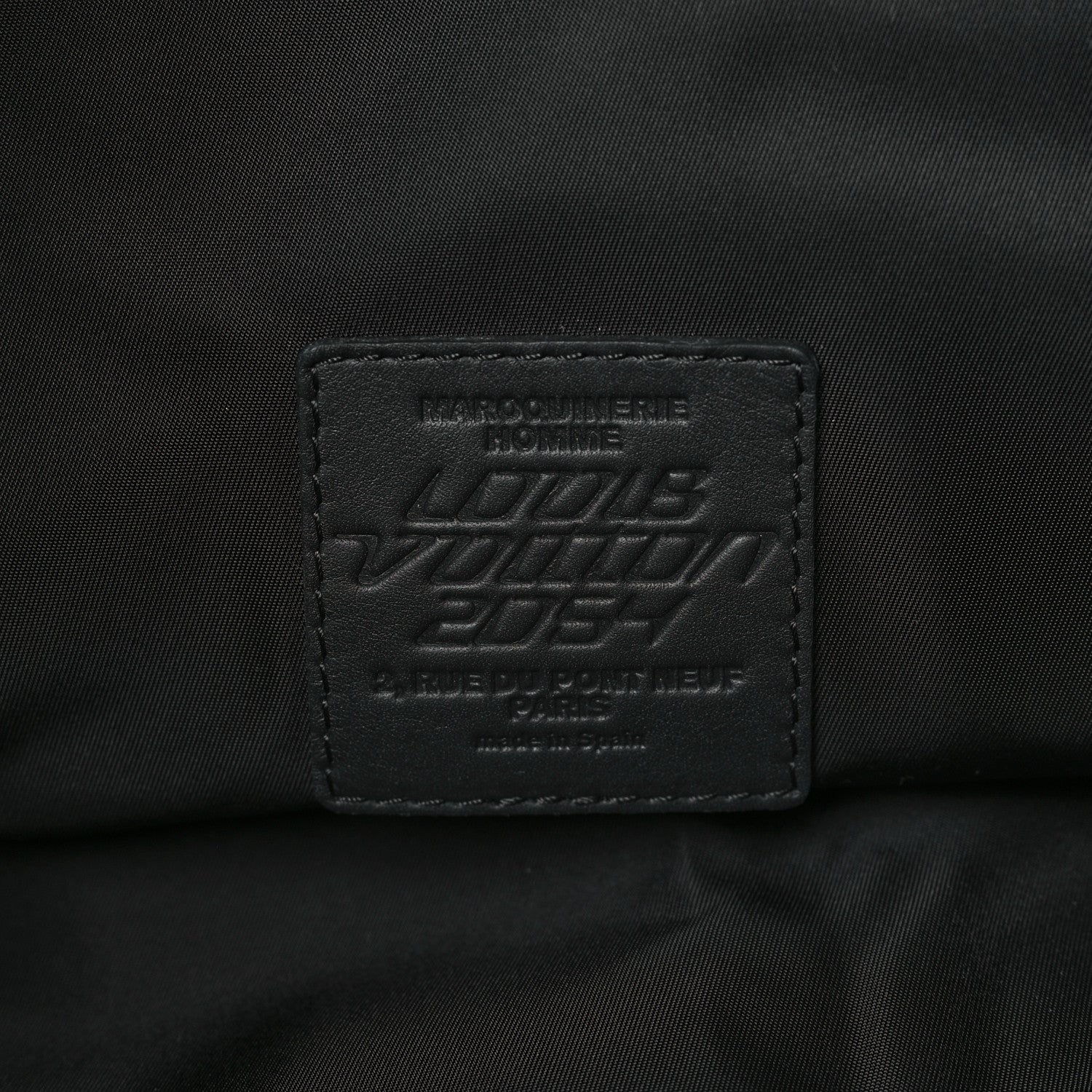 Louis Vuitton Monogram 3D 2054 Drawstring Backpack Grey Black 7 of 9