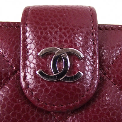 Chanel Caviar L-Zip Pocket Wallet Maroon 5 of 10