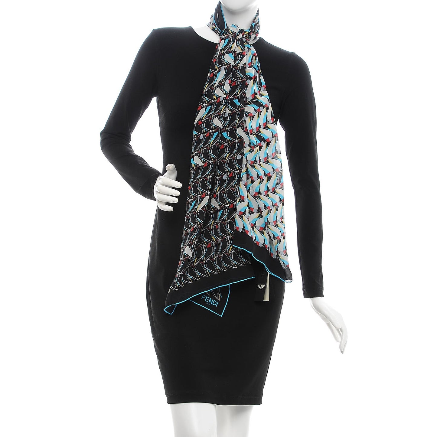 Silk QuTweet Stole Multicolor