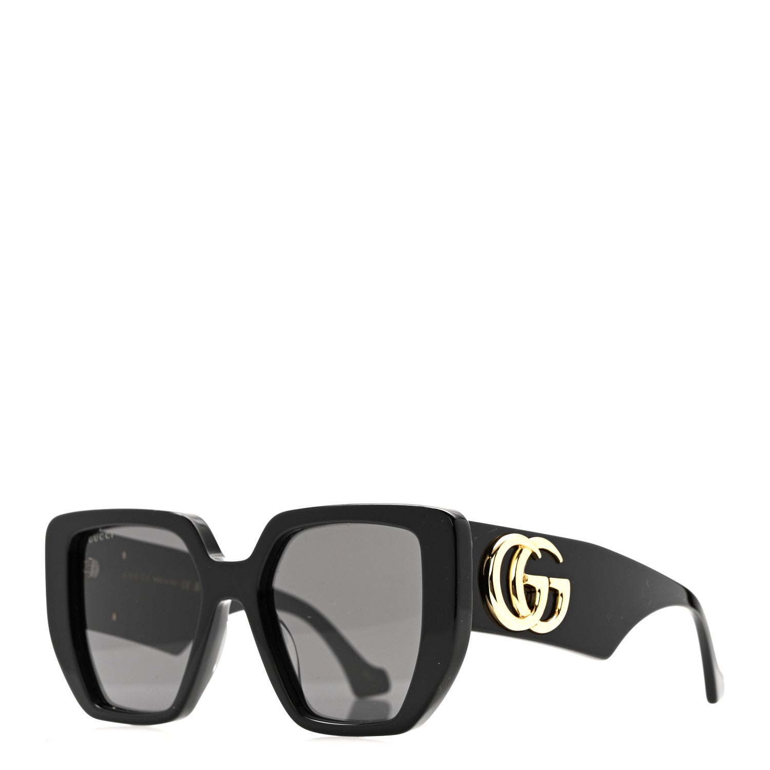 Gucci Acetate Square Frame Sunglasses GG0956S Black 2 of 16
