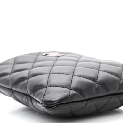 Chanel Lambskin Quilted Crossbody Bag Black 9 of 10