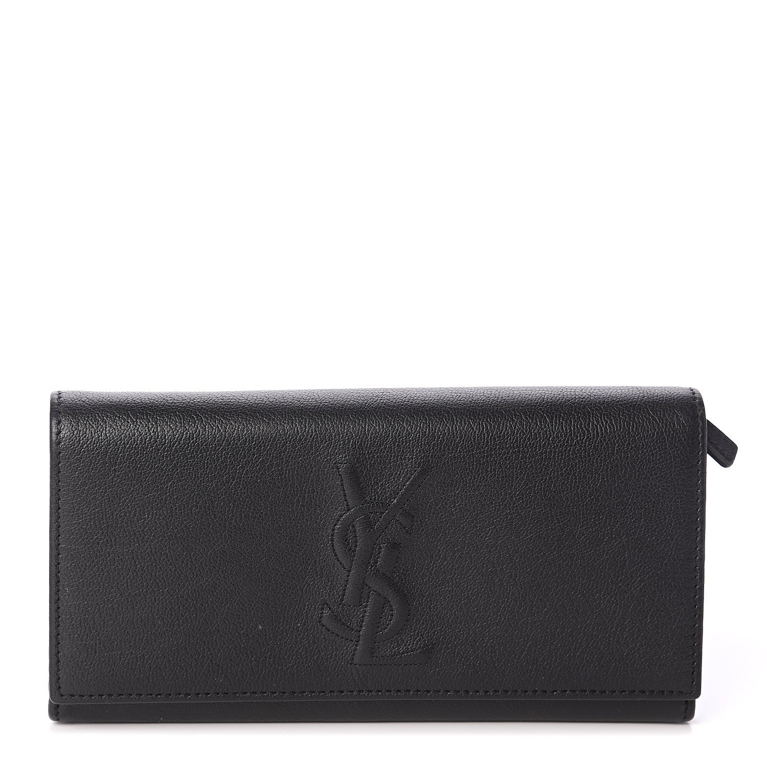 Saint Laurent Chevre Belle De Jour Flap Wallet Black 1 of 5