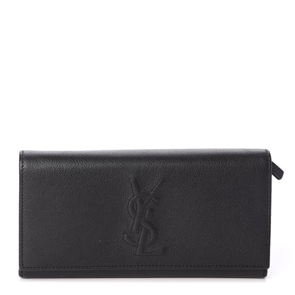 Saint Laurent Chevre Belle De Jour Flap Wallet Black 1 of 5