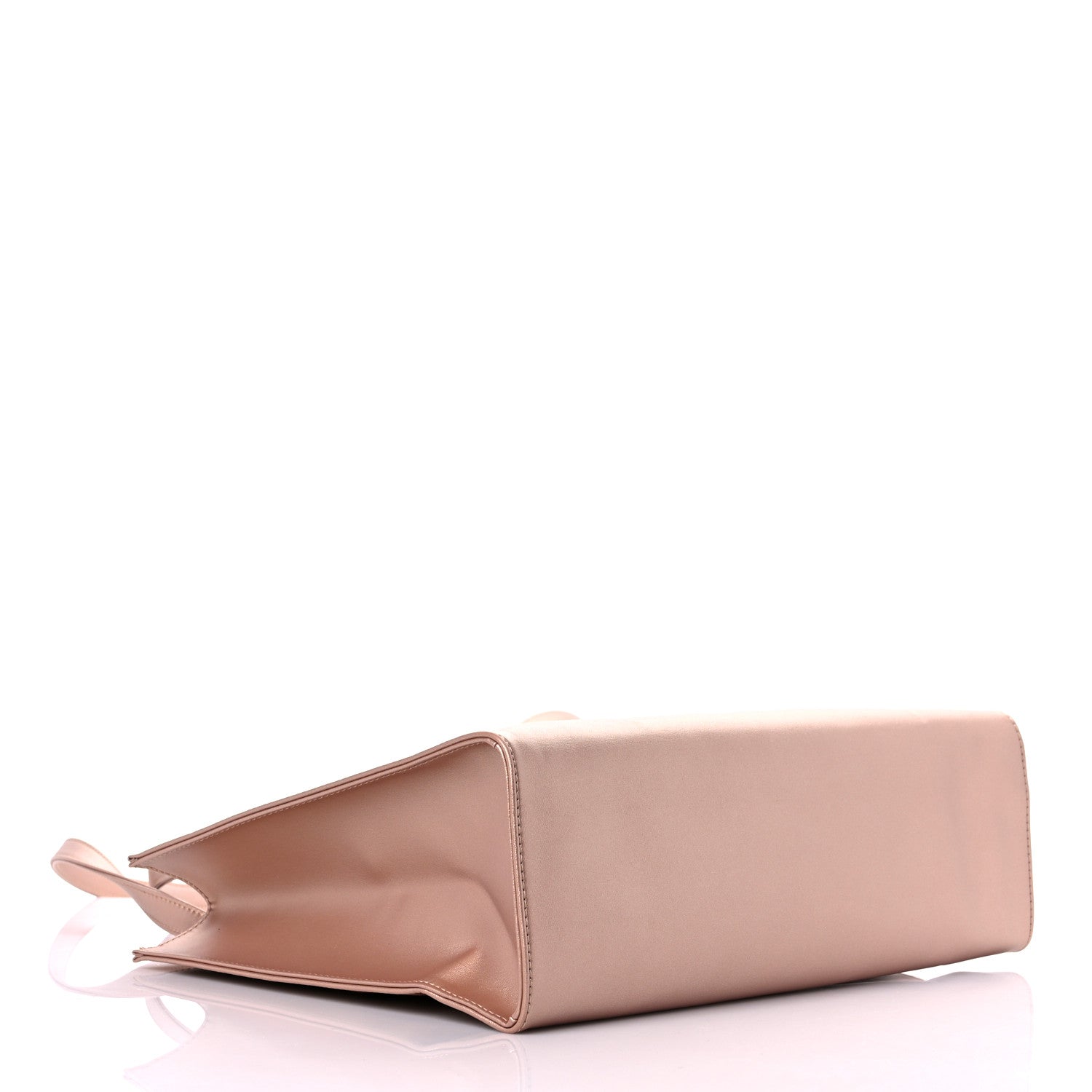 Telfar Metallic Vegan Leather Medium Shopping Bag Copper 3 of 7