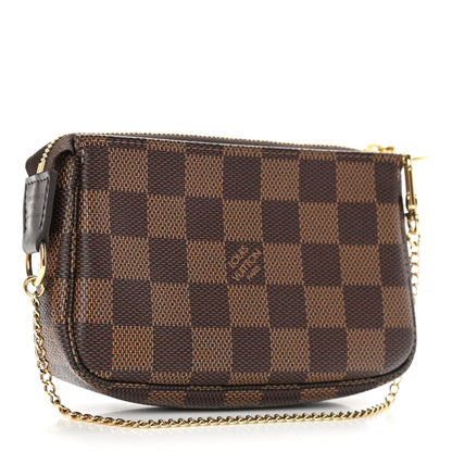 Louis Vuitton Damier Ebene Mini Pochette Accessories 3 of 7