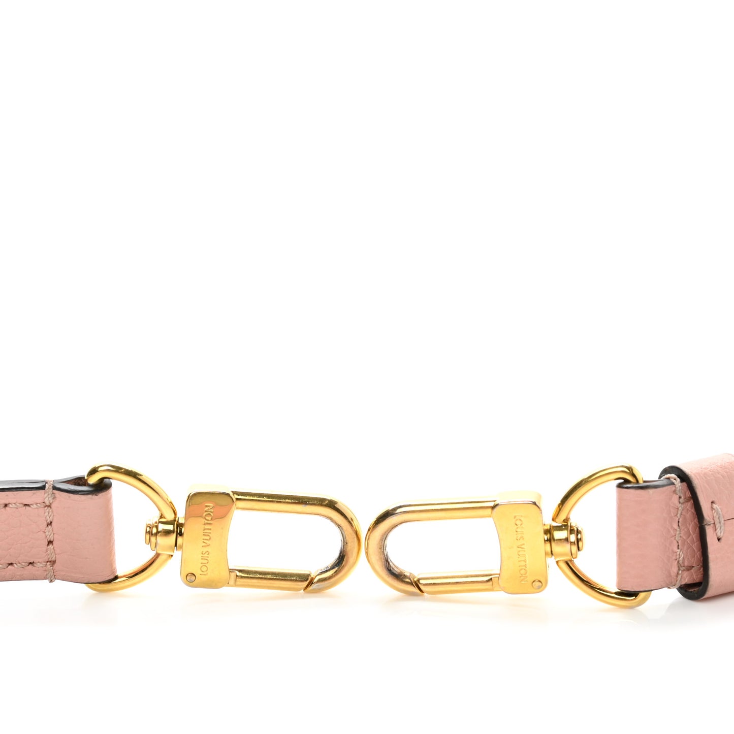Calfskin 16mm Adjustable Shoulder Strap Rose Poudre