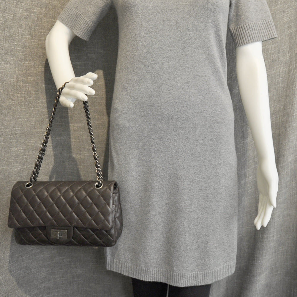Chanel Lambskin Quilted Medium Hybrid Reissue Flap Brown 3 of 11