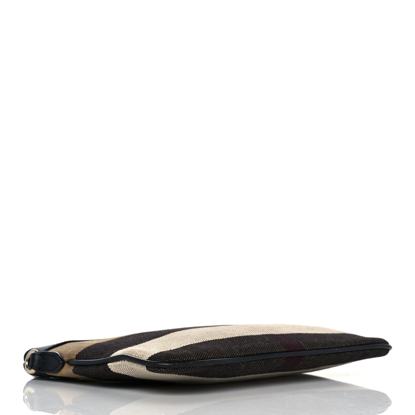 Mega Check Peyton Crossbody Clutch Bag Black