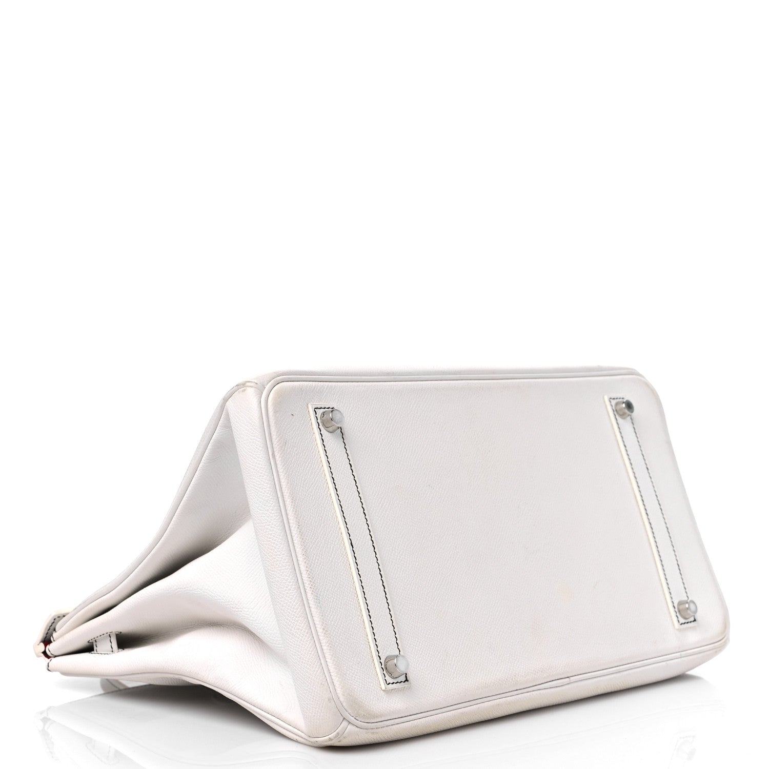 Hermes Epsom Horseshoe Birkin 35 White 4 of 16