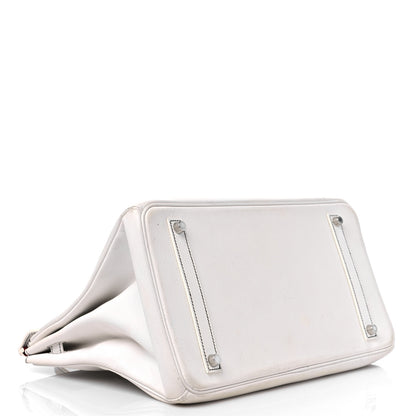 Hermes Epsom Horseshoe Birkin 35 White 4 of 16