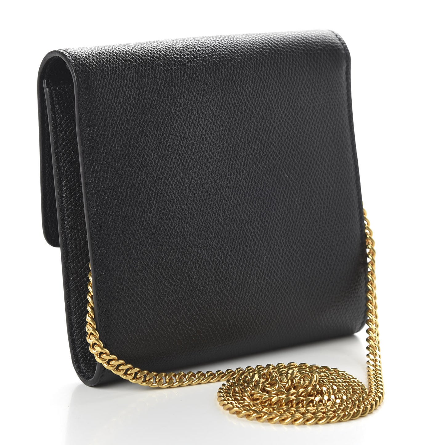 Calfskin VLogo Crossbody Bag Black