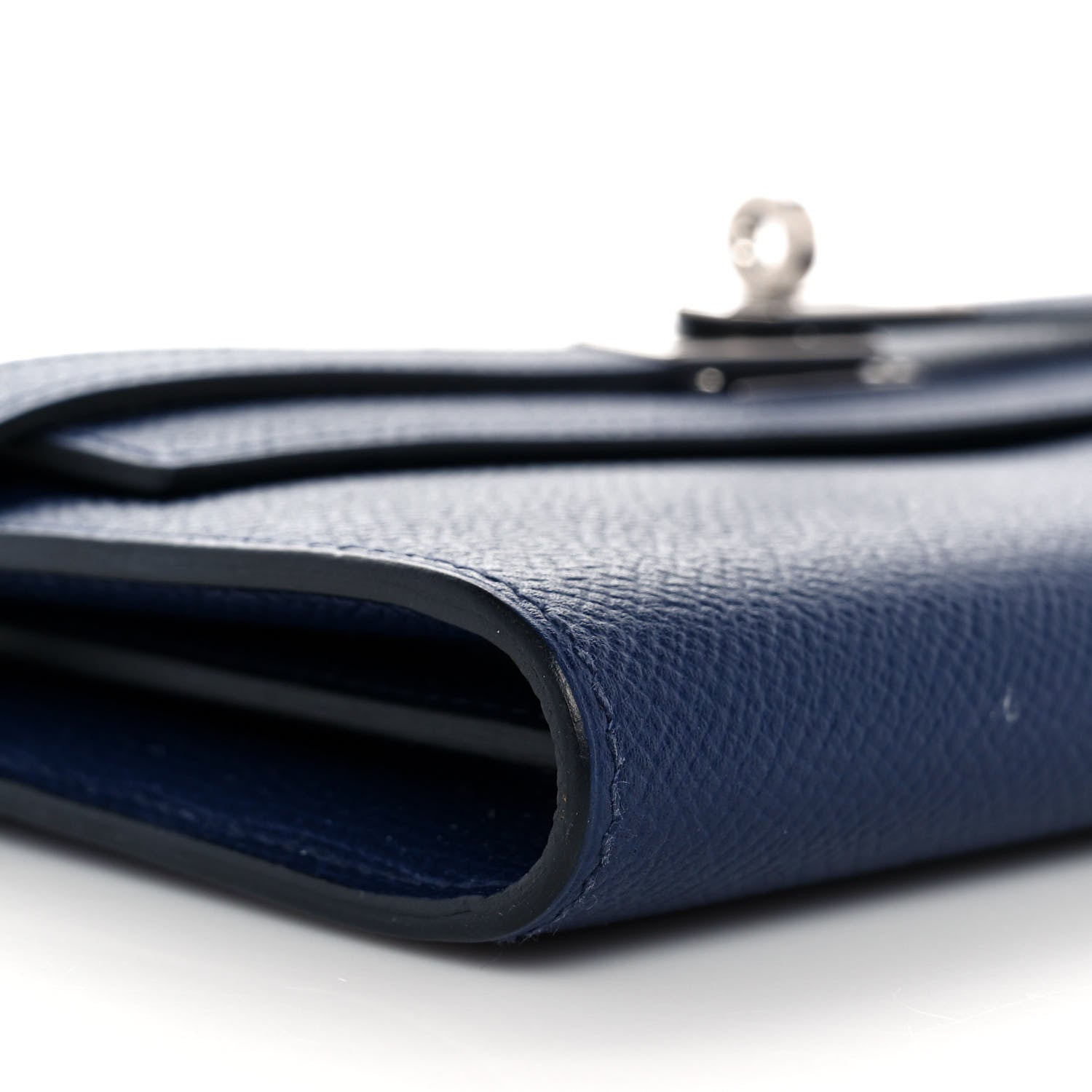 Hermes Epsom Kelly Longue Wallet Bleu Saphir 7 of 10