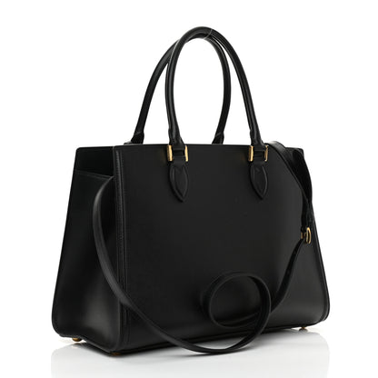 Prada Saffiano Soft Calfskin Tote Black 3 of 8