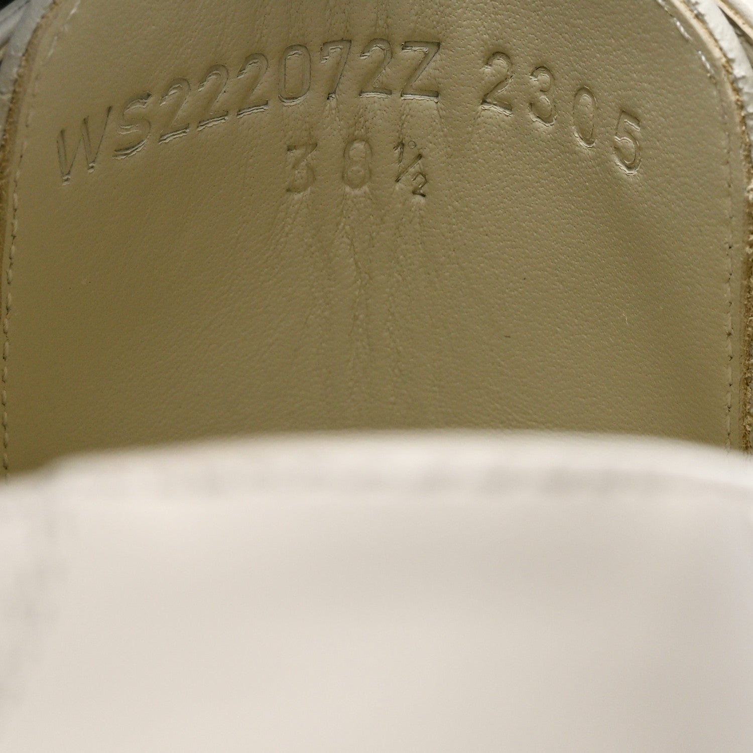 Hermes Glossed Calfskin First Derby 38.5 Beige Glaise 6 of 8