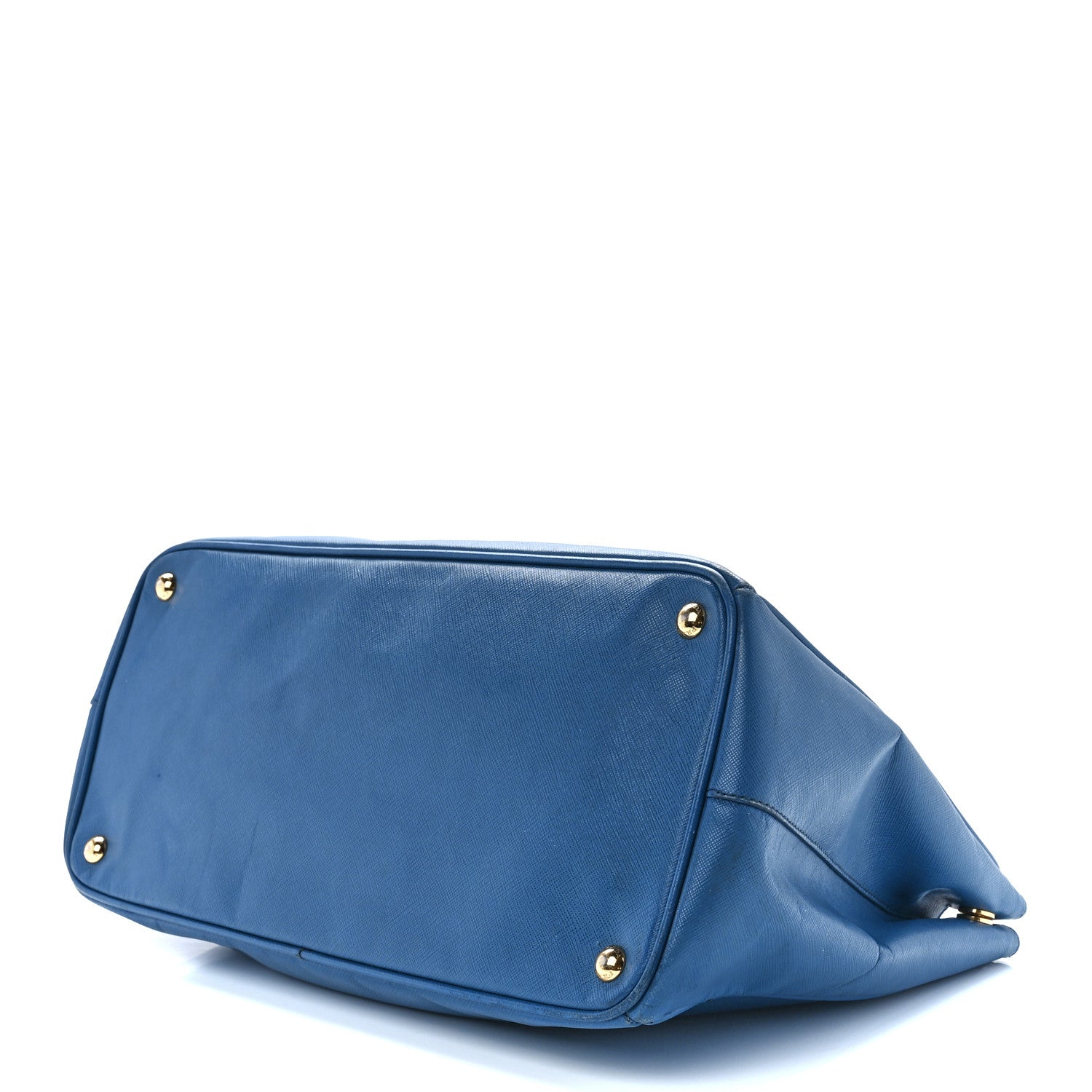 Prada Saffiano Cuir Medium Double Bag Cobalto 9 of 11