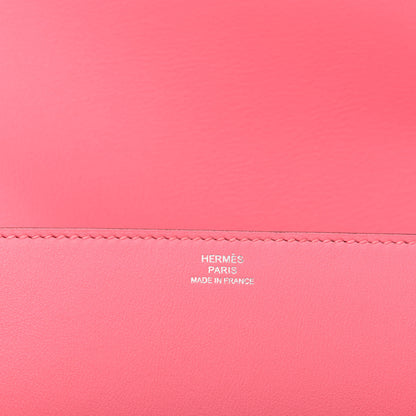 Hermes Swift Medor 23 Clutch Rose Azalee 6 of 9