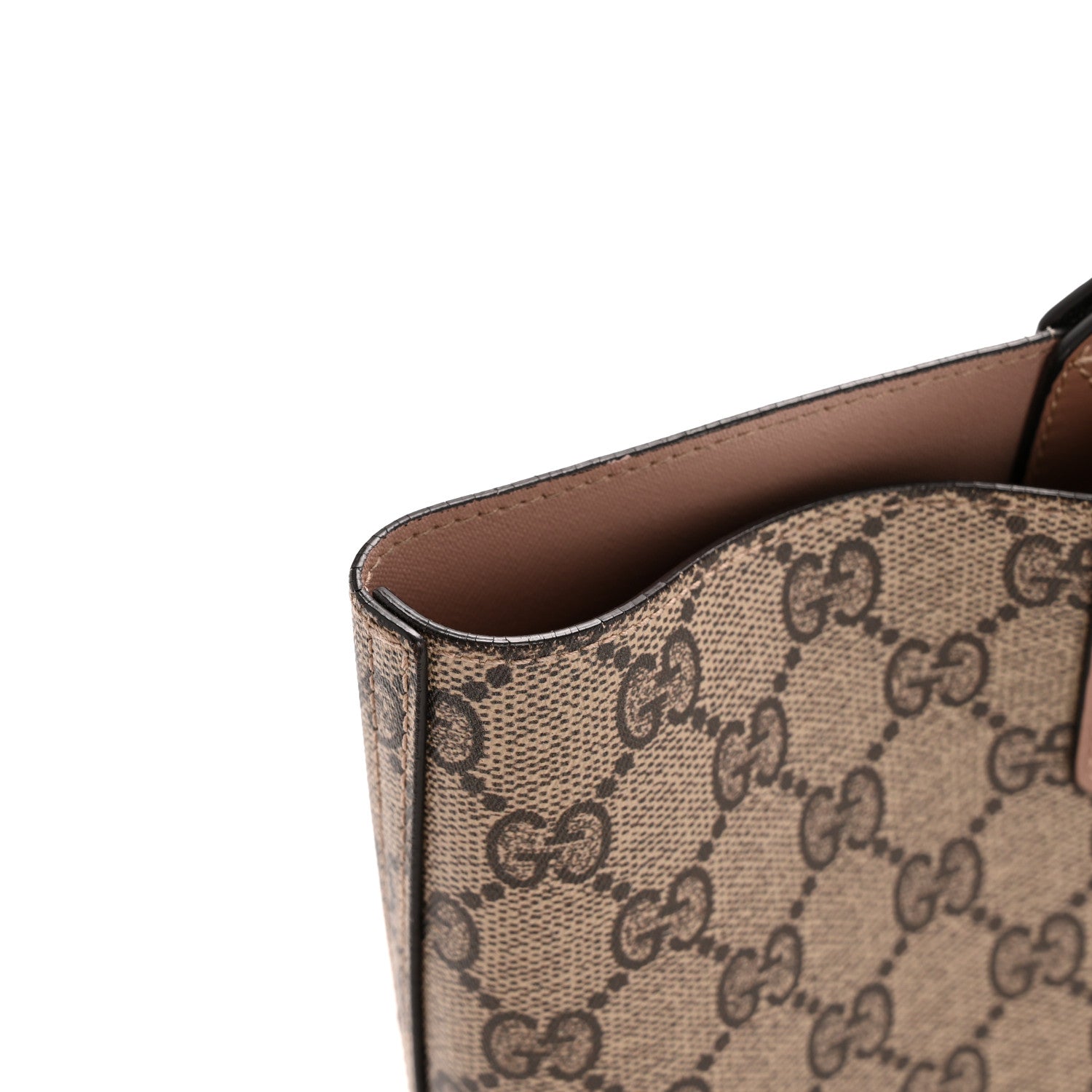 Gucci GG Supreme Monogram Small Reversible Tote Dark Cipria 17 of 17
