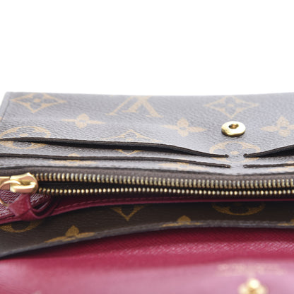 Louis Vuitton Monogram Emilie Wallet Fuchsia 9 of 16