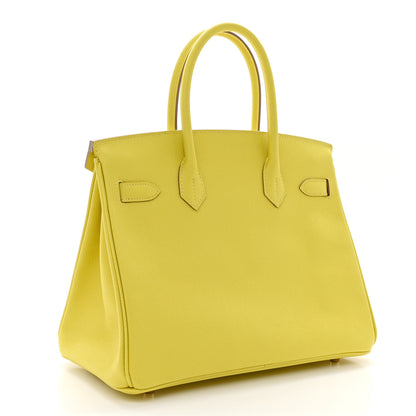 Hermes Epsom Birkin 30 Lime 3 of 14