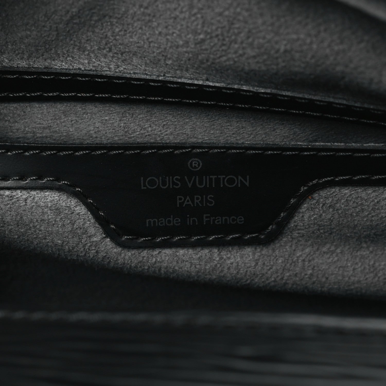 Louis Vuitton LOUIS VUITTON Epi Soufflot Black 7 of 10