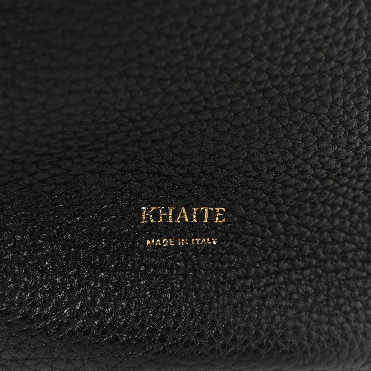 Khaite Pebbled Sport Calfskin Medium Lotus Tote Black 7 of 10