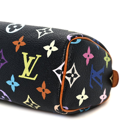 Louis Vuitton Monogram Multicolor Mini Sac HL Speedy Black 9 of 9