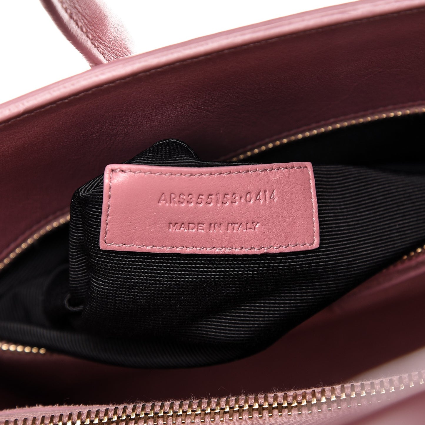Calfskin Small Sac De Jour Dark Rose