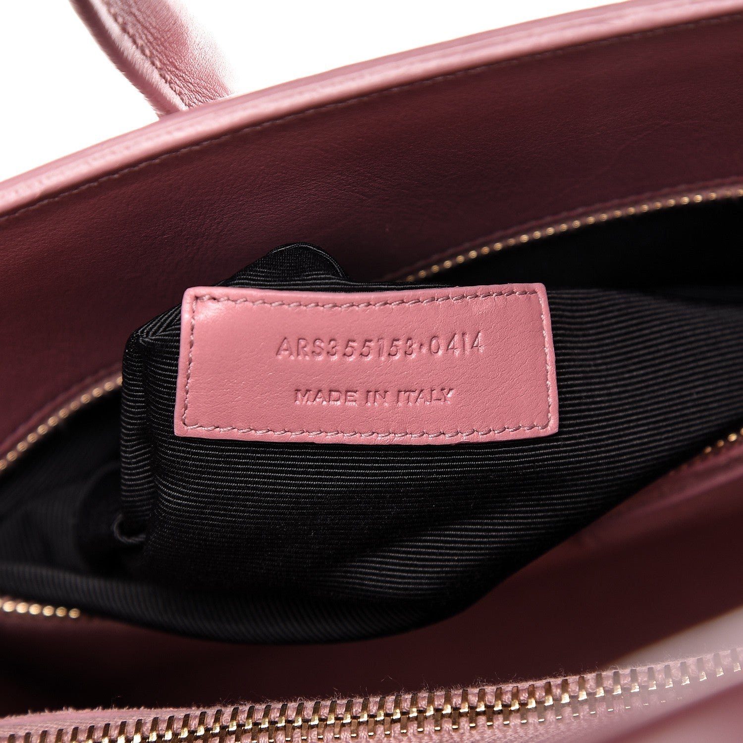 Saint Laurent Calfskin Small Sac De Jour Dark Rose 8 of 14
