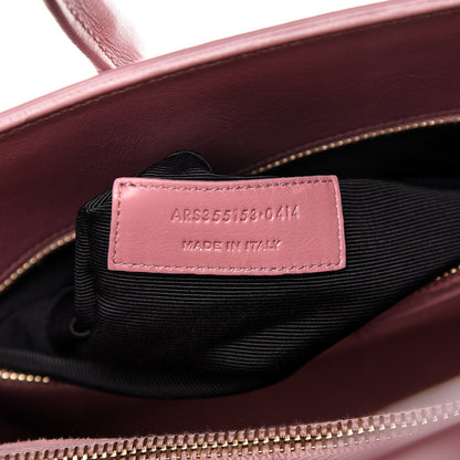 Saint Laurent Calfskin Small Sac De Jour Dark Rose 8 of 14
