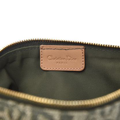 Christian Dior Monogram Mini Saddle Pochette Green 6 of 8
