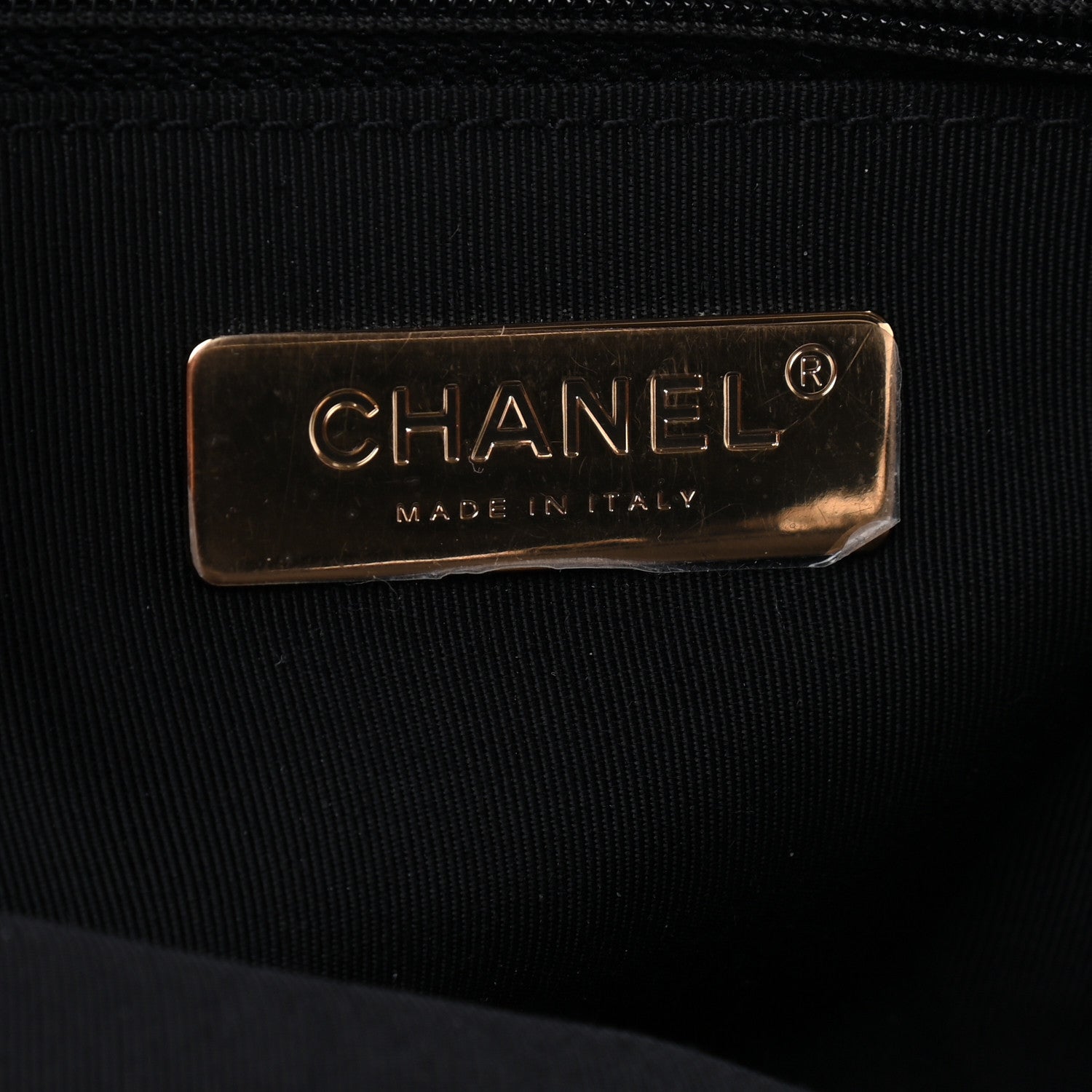 Chanel Tweed Quilted Large Chanel 19 Flap Black Ecru White 6 of 9