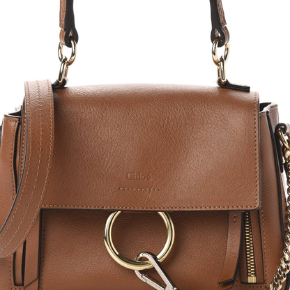 Chloe Calfskin Mini Faye Day Shoulder Bag Tan 12 of 12