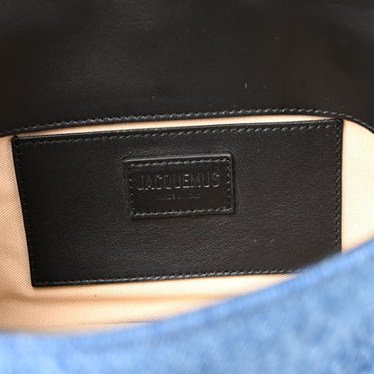 Jacquemus Soft Padded Denim Calfskin Le Bambimou Blue Black 6 of 10