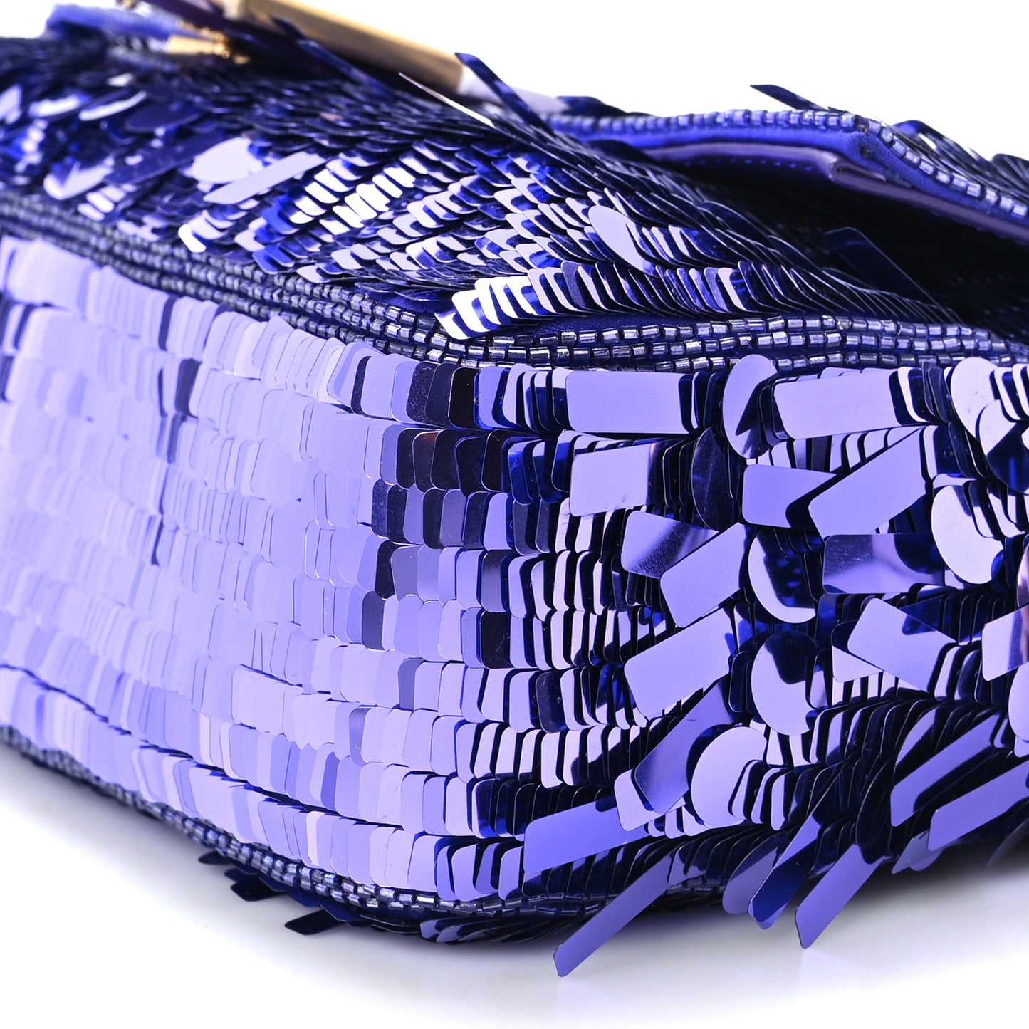 Sequin Paillettes Vitello Grace Sex and the City Baguette Viola Purple Rain