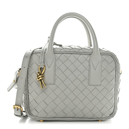 Bottega Veneta Lambskin Intrecciato Small Getaway Agate Grey 1 of 10