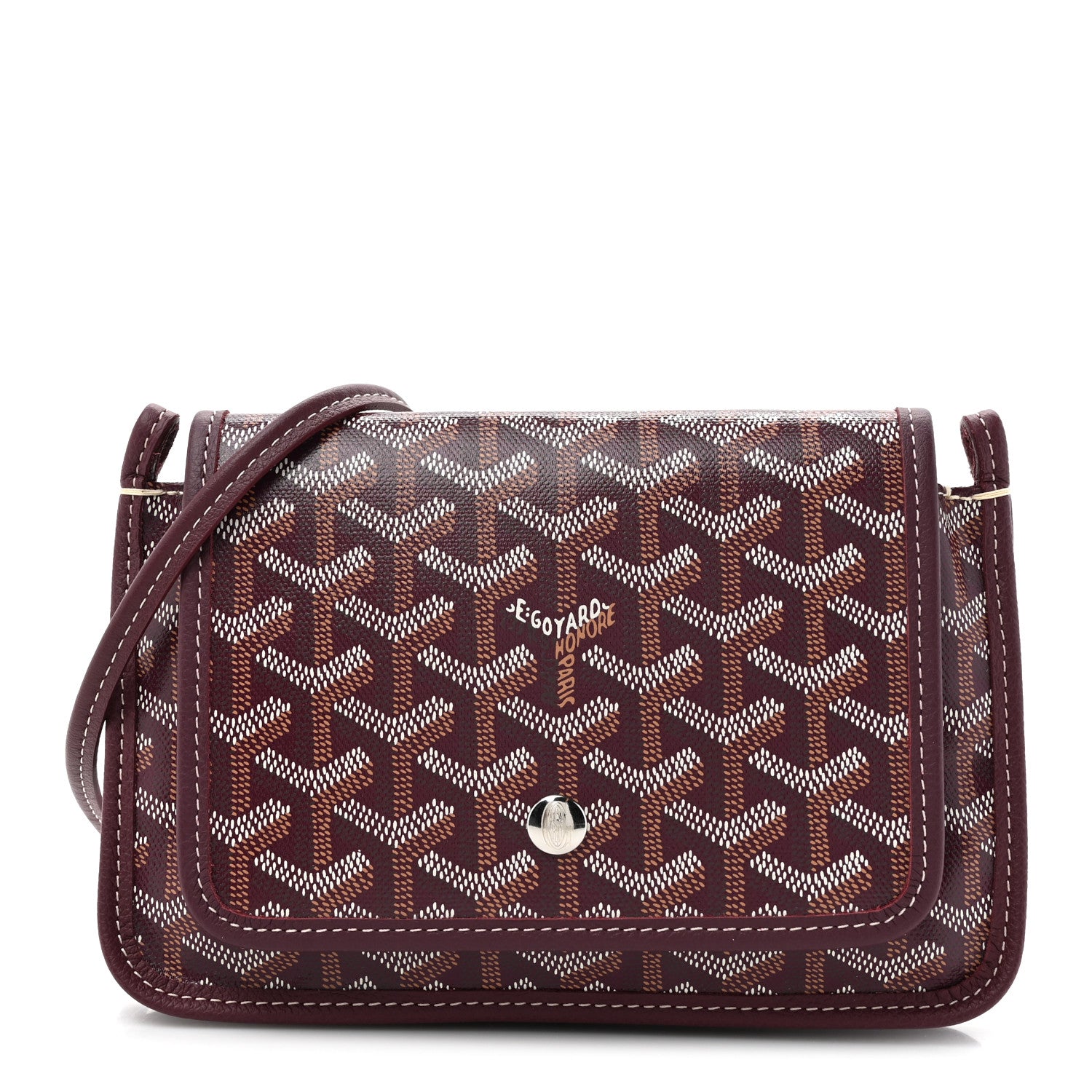 Goyard Goyardine Plumet Wallet Clutch Burgundy 1 of 11