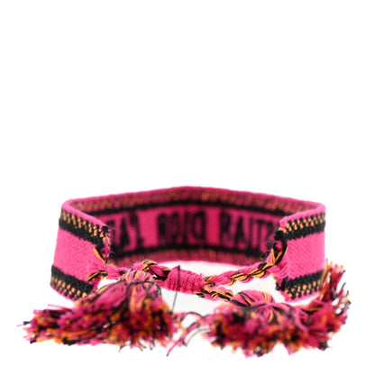 Christian Dior Woven Cotton J'Adior Friendship Bracelet  Pink 3 of 3