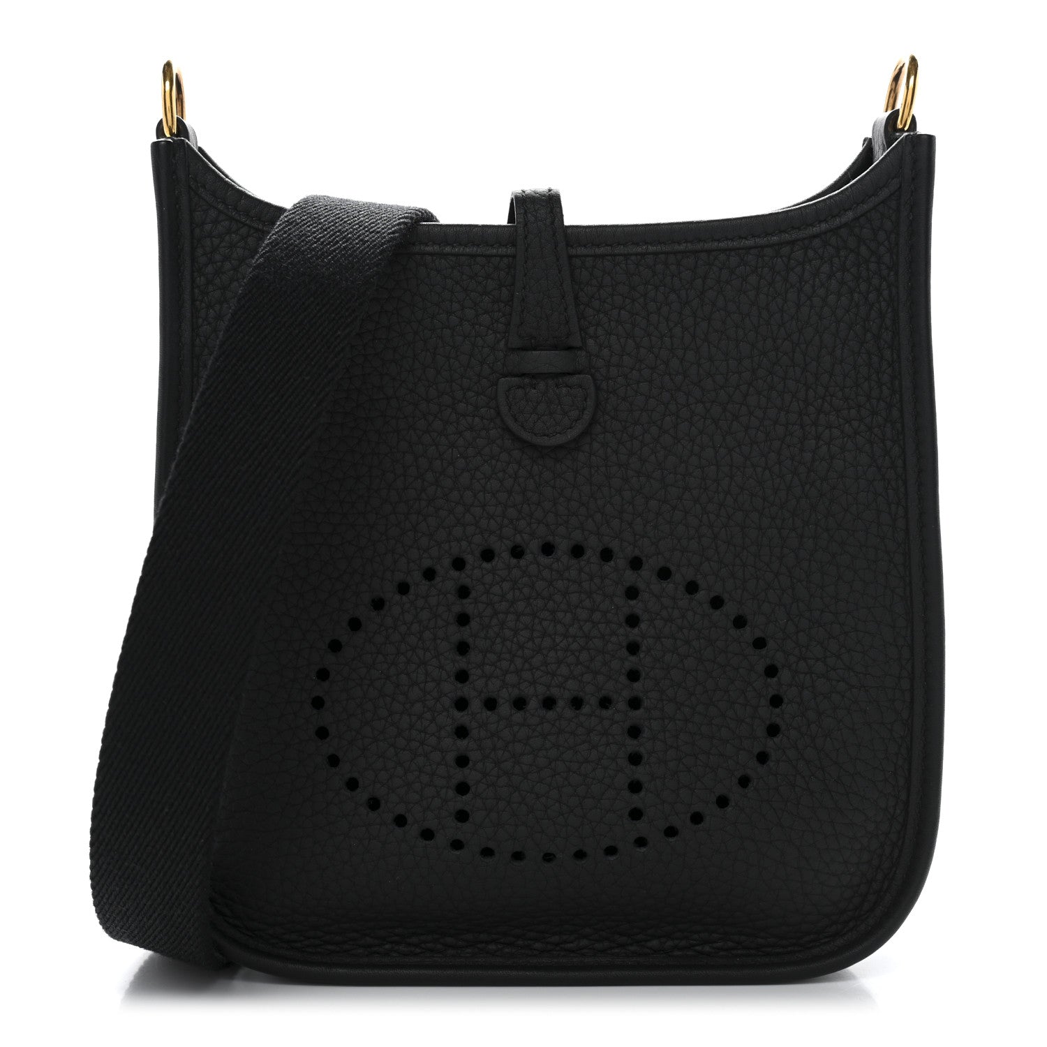 Hermes Taurillon Clemence Evelyne TPM Black 1 of 10